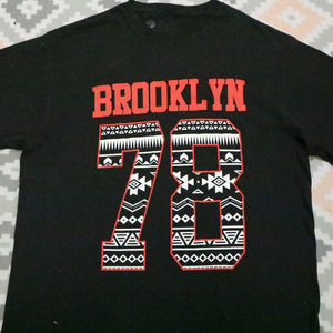 2MONKEYS Brooklyn 78 Patterned Number Tee T-shirt